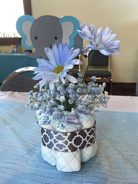 easy baby shower centerpieces